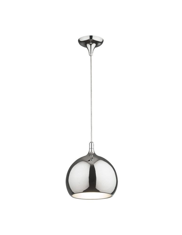 Lampy wiszące - ITALUX Flask Wisząca E27 1x60W Chrom MA03586C-001 CHROME - produkt kolory-swiatla.pl 1