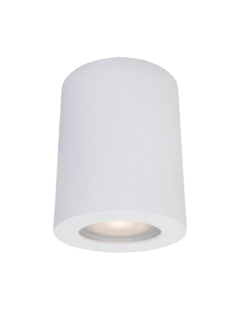 Oprawy sufitowe hermetyczne - ITALUX Fausto Natynkowa GU10 1x40W IP44 Biały IT8005R1-WH - produkt kolory-swiatla.pl 1