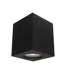 Oprawy sufitowe hermetyczne - ITALUX Fabrycio Natynkowa GU10 1x50W IP44 Czarny IT8003S1-BK - produkt 1