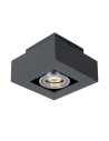 ITALUX Casemiro Natynkowa GU10 1x50W Czarny/Aluminium IT8002S1-BK/AL