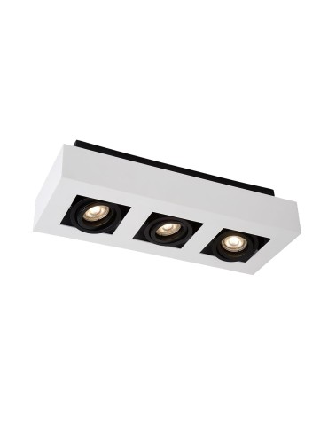 ITALUX Casemiro Natynkowa GU10 3x50W Biały/Czarny IT8001S3-WH/BK