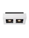 ITALUX Casemiro Natynkowa GU10 2x50W Biały/Czarny IT8001S2-WH/BK