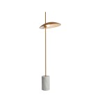 Lampy podłogowe LED - ITALUX Vilai Stojąca LED zintegrowany 4W 3000K 400lm Złoty/Marmurowy FL-203342-1-GD - product 1
