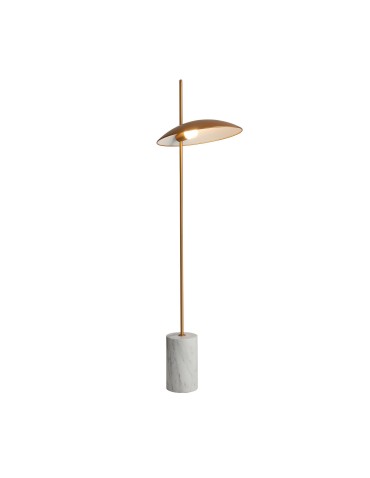 ITALUX Vilai Stojąca LED zintegrowany 4W 3000K 400lm Złoty/Marmurowy FL-203342-1-GD