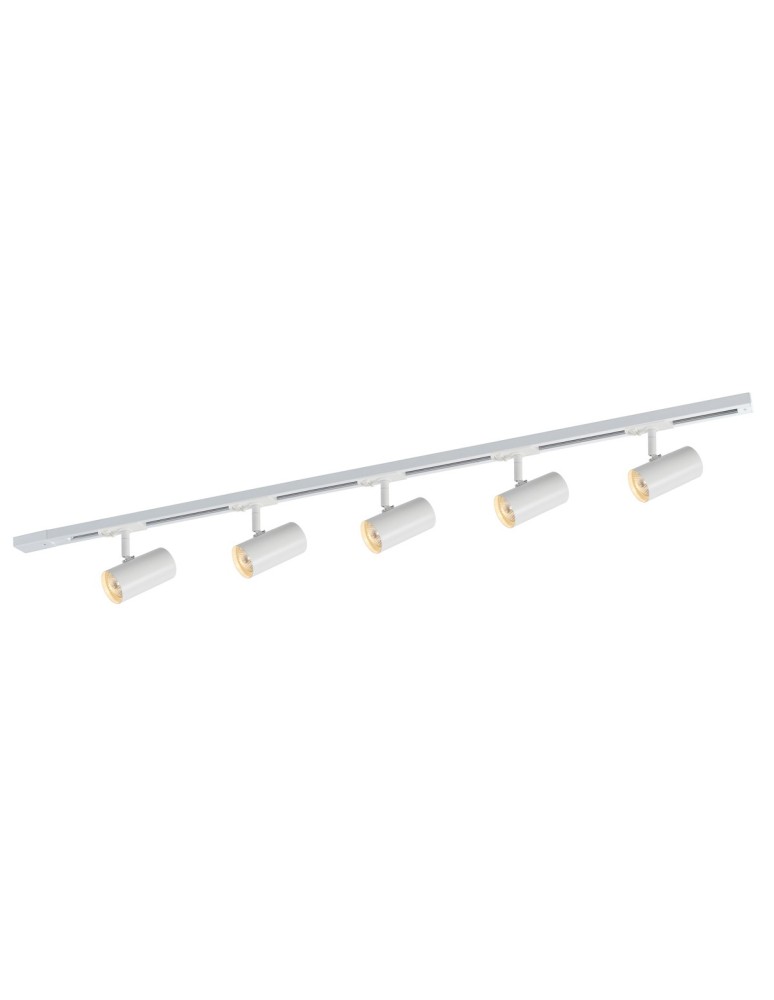 Gotowe zestawy szynoprzewodów - ITALUX Marvi TR Fredrik Szynoprzewody Zestaw GU10 5x35W Biały 920203-5-WH-SET - produkt kolory-swiatla.pl 1