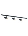 ITALUX Marvi TR Fredrik Szynoprzewody Zestaw GU10 3x35W Czarny 920121-3-BL-SET