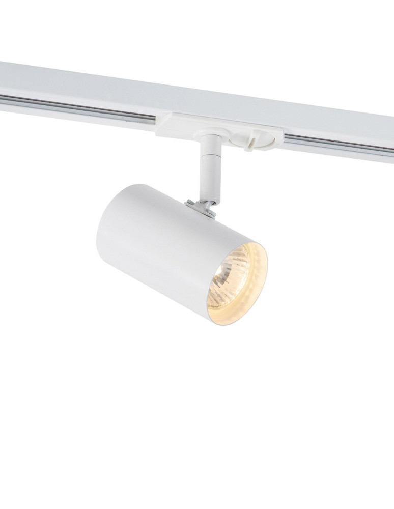 Lampy do szynoprzewodów 1 fazowych - ITALUX Marvi TR Fredrik Reflektor Do Szynoprzewodu GU10 1x35W Biały 920003-1-WH - produkt kolory-swiatla.pl 1