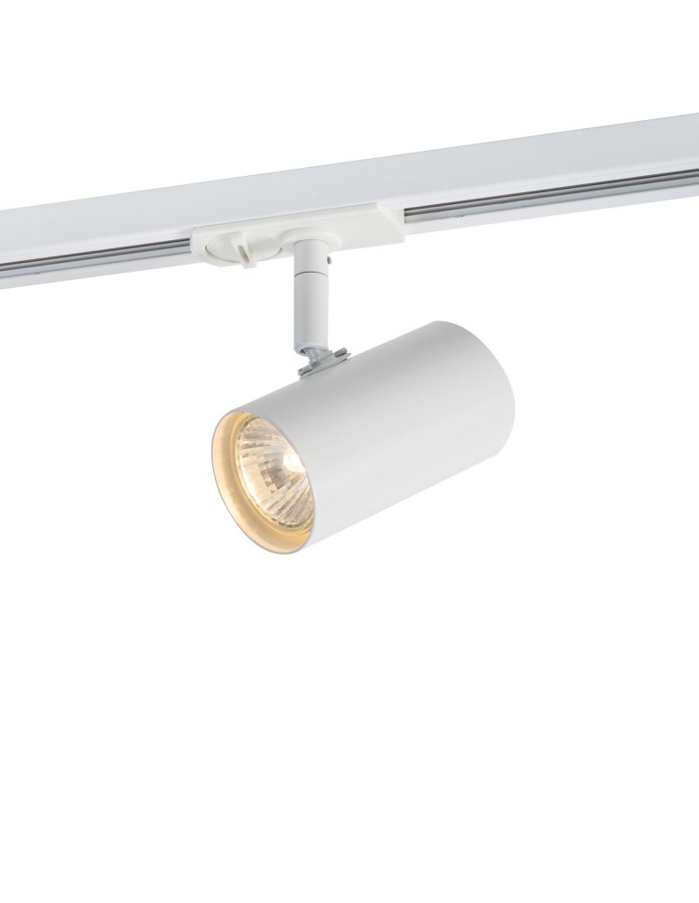 Lampy do szynoprzewodów 1 fazowych - ITALUX Marvi TR Jazz Reflektor Do Szynoprzewodu GU10 1x35W Biały 913803-1-WH - produkt kolory-swiatla.pl 1