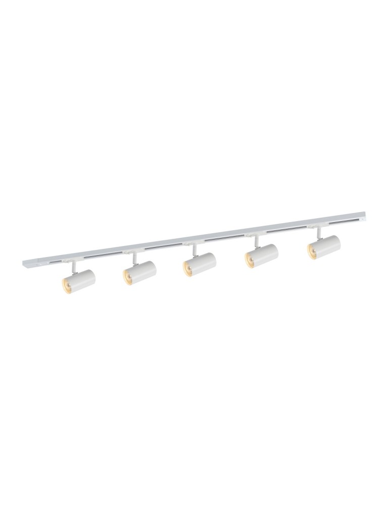 Gotowe zestawy szynoprzewodów - ITALUX Marvi TR Jazz Szynoprzewody Zestaw GU10 5x35W Biały 913703-5-WH-SET - produkt kolory-swiatla.pl 1