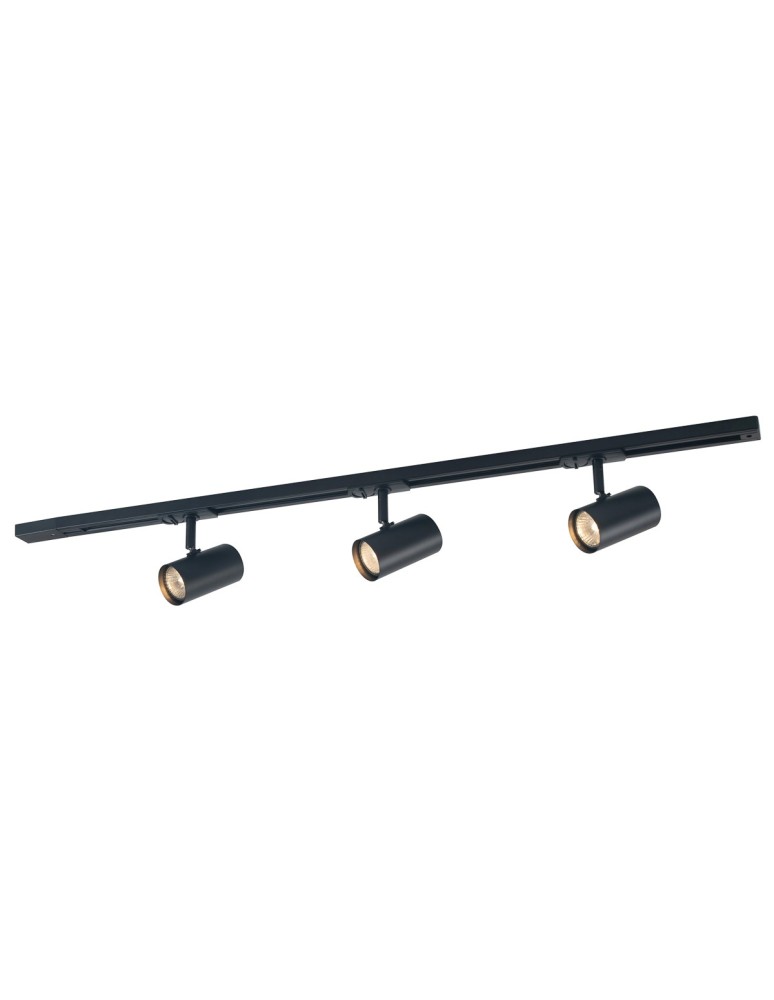 Gotowe zestawy szynoprzewodów - ITALUX Marvi TR Jazz Szynoprzewody Zestaw GU10 3x35W Czarny 913621-3-BL-SET - produkt kolory-swiatla.pl 1