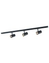 ITALUX Marvi TR Jazz Szynoprzewody Zestaw GU10 3x35W Czarny 913621-3-BL-SET