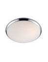ITALUX Kreo Plafon E27 1x60W IP44 Chrom/Biały 5005-S