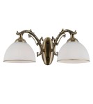Kinkiety retro - ITALUX Feneza Kinkiet E27 2x40W Brązowy WL-5122-2 - product 2