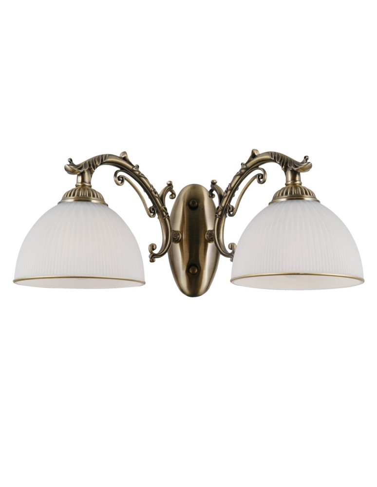 Kinkiety retro - ITALUX Feneza Kinkiet E27 2x40W Brązowy WL-5122-2 - product kolory-swiatla.pl 2