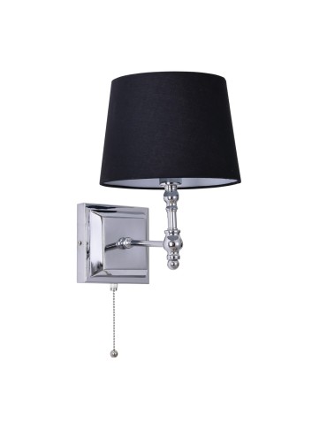 ITALUX Luno Kinkiet E27 1x40W Chrom/Czarny WL-2021-1 - produkt 2