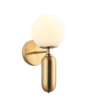 Kinkiety - ITALUX Aldeva Kinkiet E27 1x40W Brązowy WL-02340-1-BRO - product 2