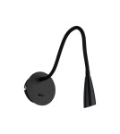 Kinkiety do czytania - ITALUX Paola Kinkiet LED zintegrowany 3W 3000K 120lm Czarny WB88779-BK - product 2