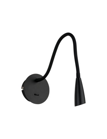 ITALUX Paola Kinkiet LED zintegrowany 3W 3000K 120lm Czarny WB88779-BK - produkt 2