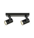 Lampy sufitowe reflektory - ITALUX Spiela Reflektor GU10 35W Czarny SPL-31993-2B-BK - product 2