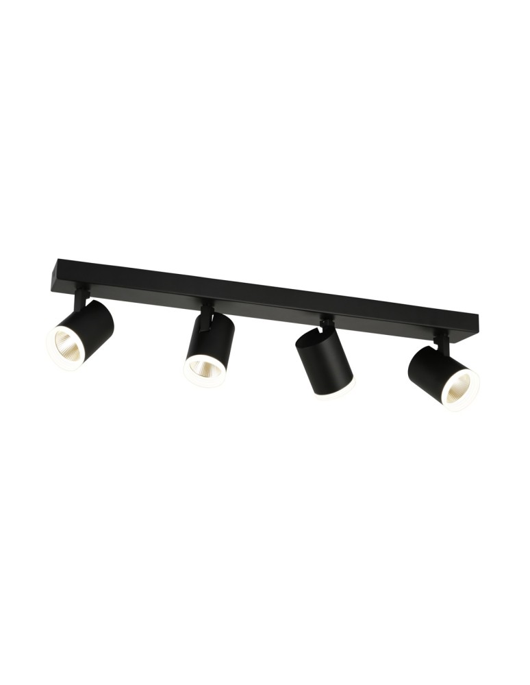Lampy sufitowe reflektory - ITALUX Helvia Reflektor LED zintegrowany 20W 4000K 2000lm Czarny SPL-31991-4B-BK - product kolory-swiatla.pl 2