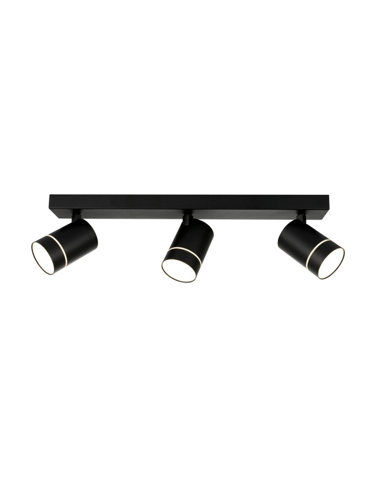 Lampy sufitowe reflektory - ITALUX Selma Reflektor LED zintegrowany 15W 4000K 960lm Czarny SPL-31983-3B-BK - product kolory-swiatla.pl 2