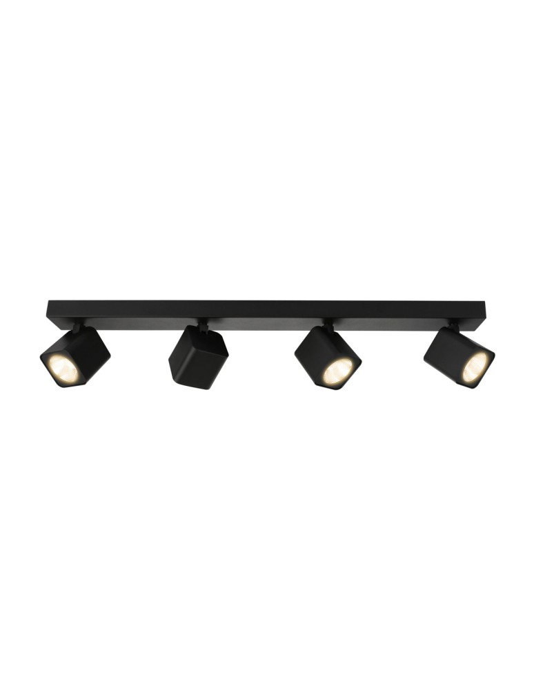 Lampy sufitowe reflektory - ITALUX Aveiro Reflektor LED zintegrowany 20W 4000K 2000lm Czarny SPL-31981-4B-BK - product kolory-swiatla.pl 2