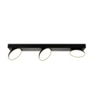 Lampy sufitowe reflektory - ITALUX Castelio Reflektor LED zintegrowany 15W 4000K 1140lm Czarny SPL-31976-3B-BK - product 2
