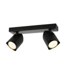 Lampy sufitowe reflektory - ITALUX Merusa Reflektor GU10 35W Czarny SPL-31970-2B-BK - produkt 2