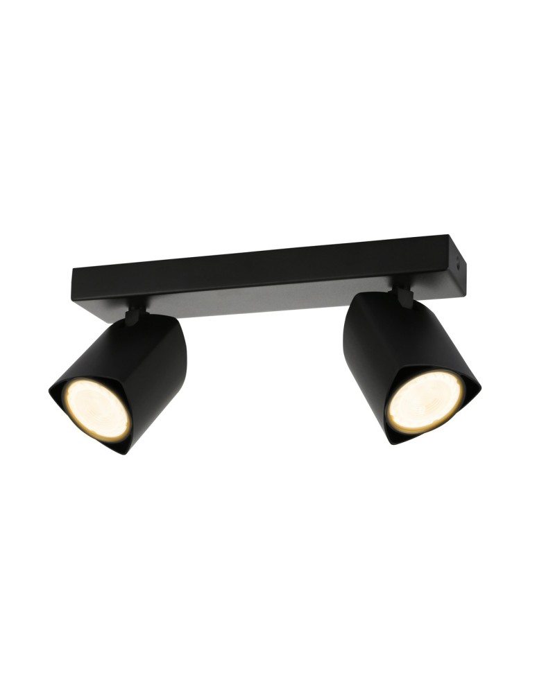 Lampy sufitowe reflektory - ITALUX Merusa Reflektor GU10 35W Czarny SPL-31970-2B-BK - produkt kolory-swiatla.pl 2