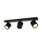 Lampy sufitowe reflektory - ITALUX Karlota Reflektor GU10 35W Czarny SPL-31959-3B-BK - product 2