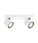 Lampy sufitowe reflektory - ITALUX Karlota Reflektor GU10 35W Biały/Czarny SPL-31959-2B-WH - produkt 2