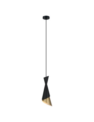 ITALUX Malia Wisząca E27 1x40W Czarny/Złoty PND-85949-1 BK+GD - produkt 2
