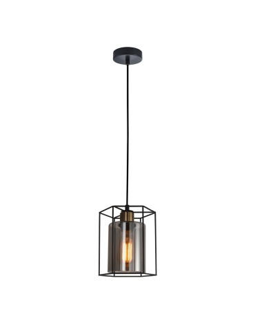 ITALUX Kalula Wisząca E27 1x40W Czarny PND-78901-1-BK+SG - produkt 2