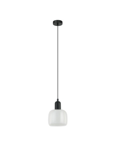 ITALUX Lamezia Wisząca E27 1x40W Czarny PND-67594-1-BK+CL - produkt 2