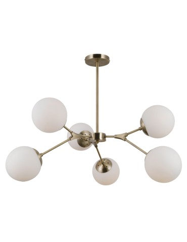 ITALUX Annes Wisząca E14 6x5W Brązowy PND-56980-6C - produkt 2