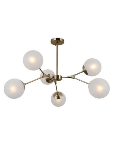 ITALUX Annes Wisząca E14 6x5W Brązowy PND-56980-6B - produkt 2