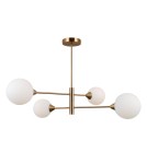 Lampy wiszące kule - ITALUX Evora Wisząca G9 4x5W Mosiądz PND-55342-4-HB - product 1