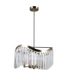 Żyrandole glamour - ITALUX Sabriga Wisząca E14 6x40W Brązowy PND-44544-6 - product 2