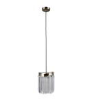 Lampy wiszące - ITALUX Sabriga Wisząca E14 1x40W Brązowy PND-44544-1 - product 2