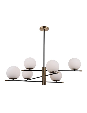 ITALUX Stelia Wisząca E14 6x5W Czarny/Brązowy PND-43660-6 - produkt 2