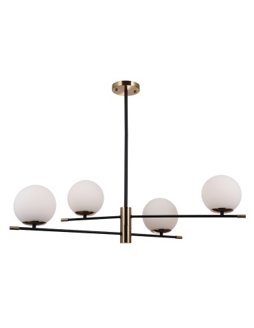 ITALUX Stelia Wisząca E14 4x5W Czarny/Brązowy PND-43660-4 - produkt 2