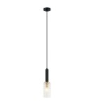Lampy wiszące - ITALUX Perola Wisząca E14 1x40W Czarny/Złoty PND-43363-1 BK+BR - product 2