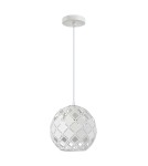 Lampy wiszące - ITALUX Paulela Wisząca E27 1x40W Biały PND-34221-1S-WH - product 2