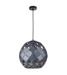 Lampy wiszące - ITALUX Paulela Wisząca E27 1x40W Czarny PND-34221-1L-BK - product 2