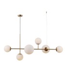 Lampy wiszące - ITALUX Vailante Wisząca E27+E14 6x5W Mosiądz PND-31221-6-HBR - product 2