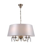 Lampy wiszące w stylu Hampton - ITALUX Solana Wisząca E14 5x40W Brązowy PND-28366-5A - product 2