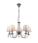 Żyrandole nowoczesne - ITALUX Solana Wisząca E14 5x40W Brązowy PND-28366-5 - product 2