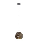 Lampy wiszące - ITALUX Palermo Wisząca E27 1x40W Antracytowy PND-2424-1S-GR+GD - product 2