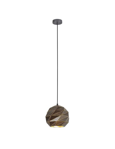 ITALUX Palermo Wisząca E27 1x40W Antracytowy PND-2424-1S-GR+GD - produkt 2