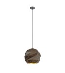 Lampy wiszące - ITALUX Palermo Wisząca E27 1x40W Antracytowy PND-2424-1L-GR+GD - product 2